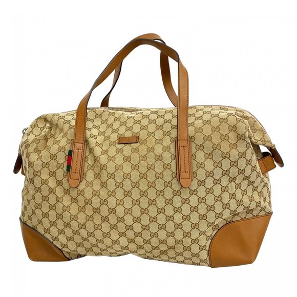 GUCCI Brown Boston Bag - Picture 1 of 11